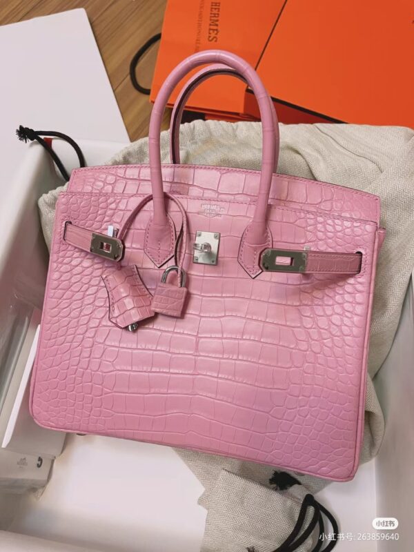 Birkin 25 Shiny Crocodile