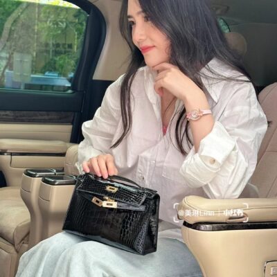 Kelly Pochette Matte Alligator