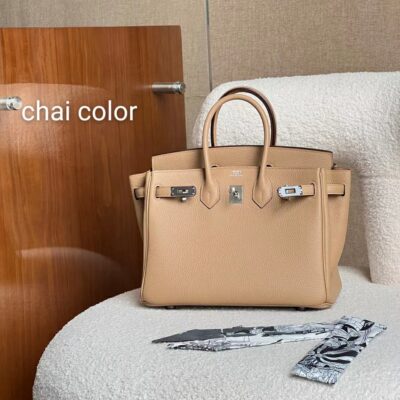 Birkin 25 Togo Chai