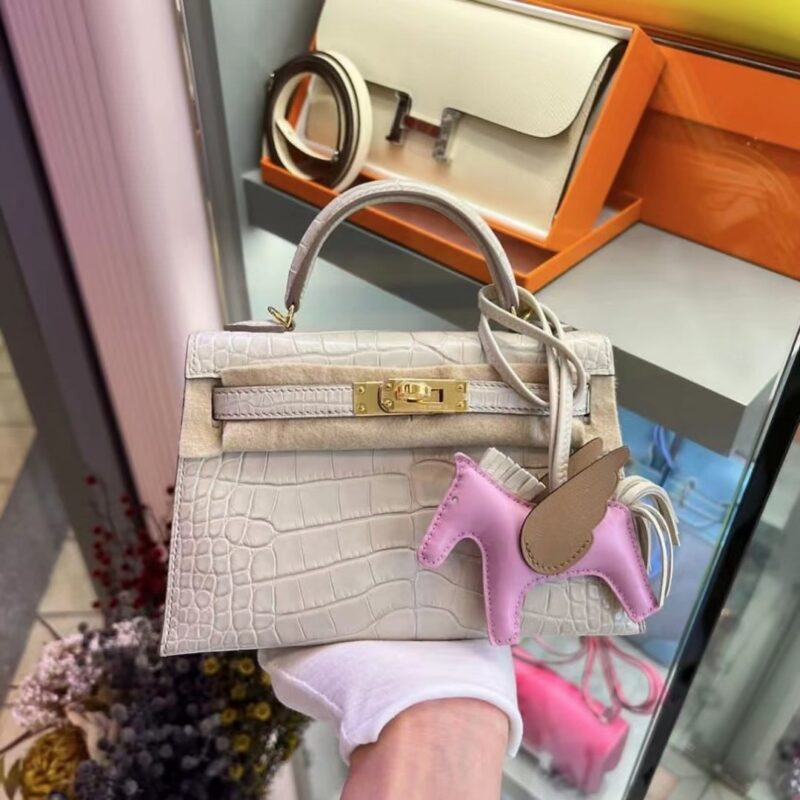 Mini Kelly Matte Alligator