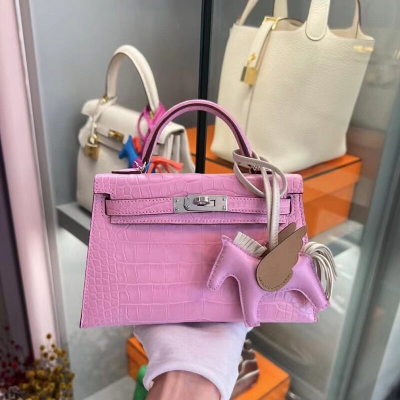 Mini Kelly Matte Alligator