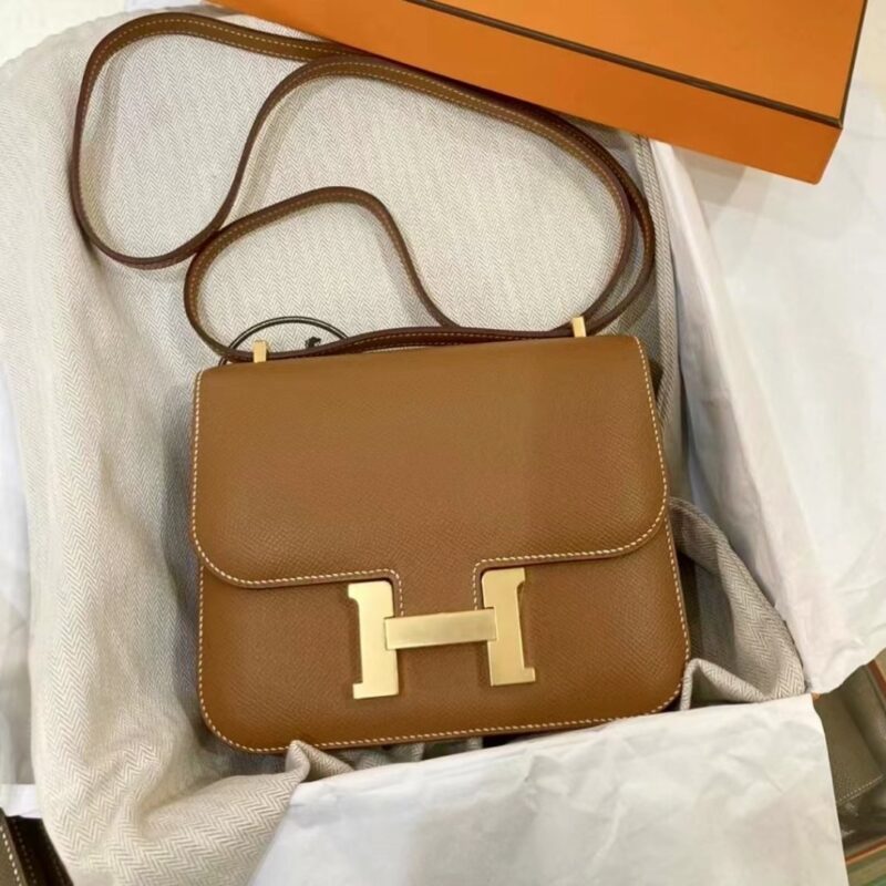 Constance 18 Epsom Golden Brown