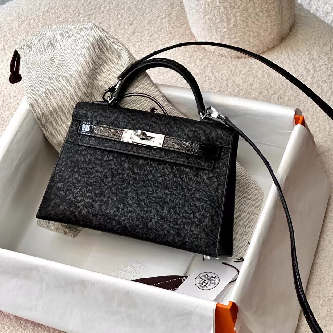 23061.jpg Mini Kelly VGL & Crocodile - Image 1