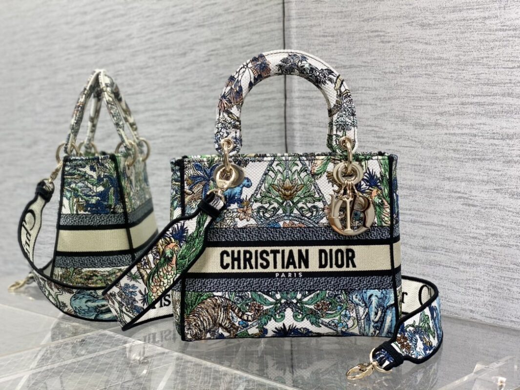 Lady Dior 24 Jungle Garden Embroidery