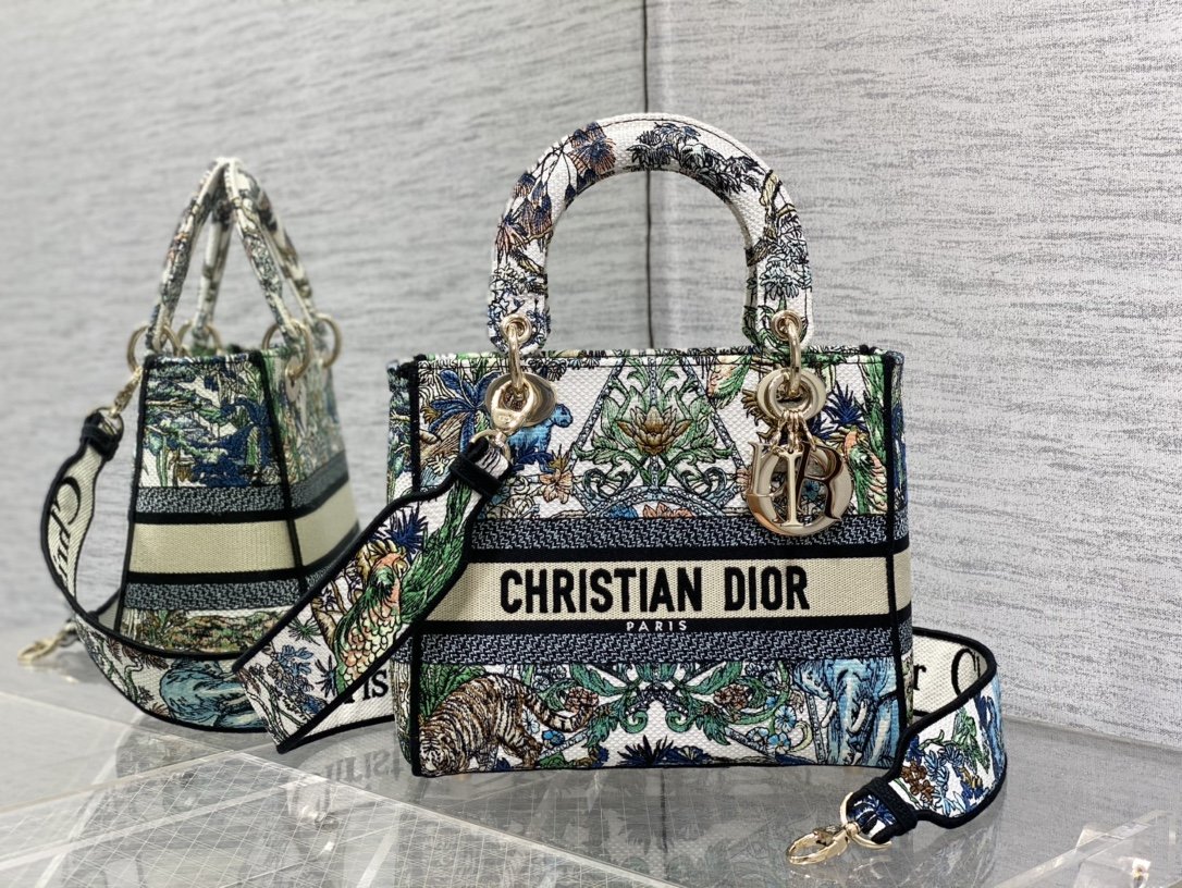26750.jpg Lady Dior 24 Jungle Garden Embroidery - Image 1