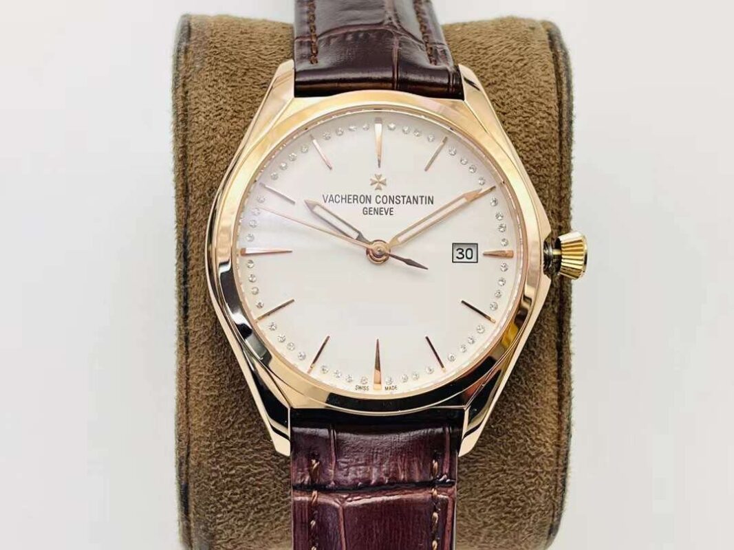 Vacheron Constantin Geneve Steel Watch with Crocodile Wristlet