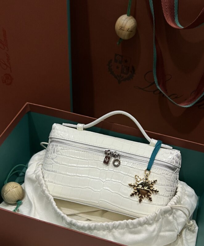 Loro Piana L19 Crocodile Pattern Leather