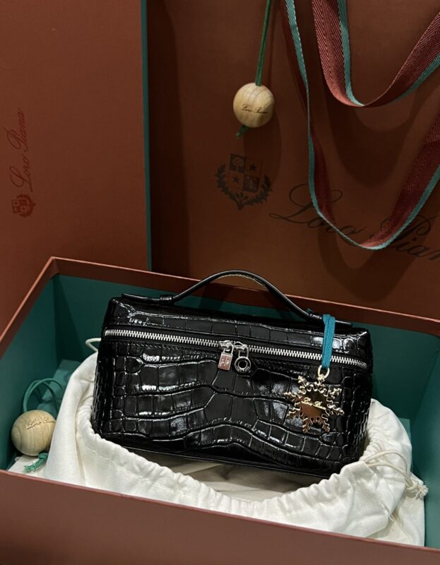 Loro Piana L19 Crocodile Pattern Leather