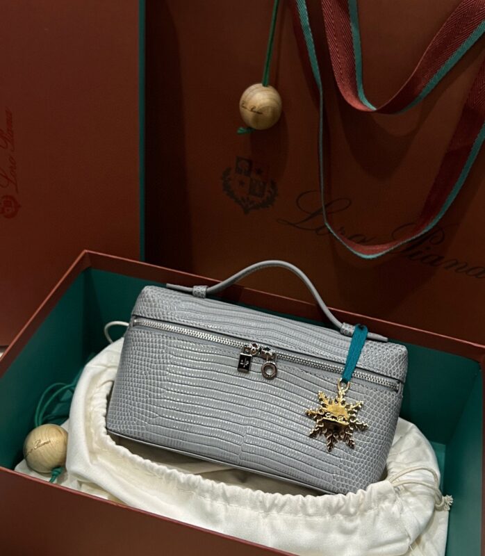 Loro Piana L19 Crocodile Pattern Leather