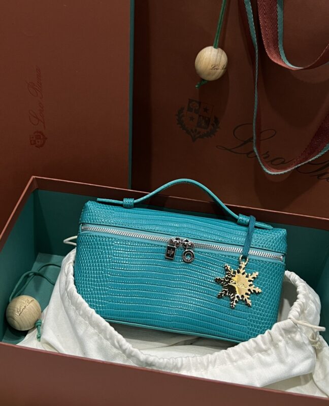 Loro Piana L19 Crocodile Pattern Leather