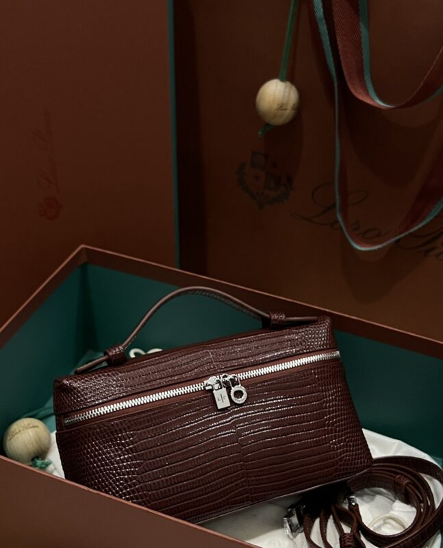 Loro Piana L19 Crocodile Pattern Leather