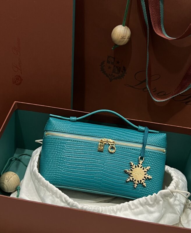 Loro Piana L19 Crocodile Pattern Leather