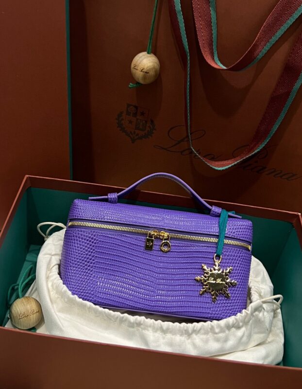 Loro Piana L19 Crocodile Pattern Leather