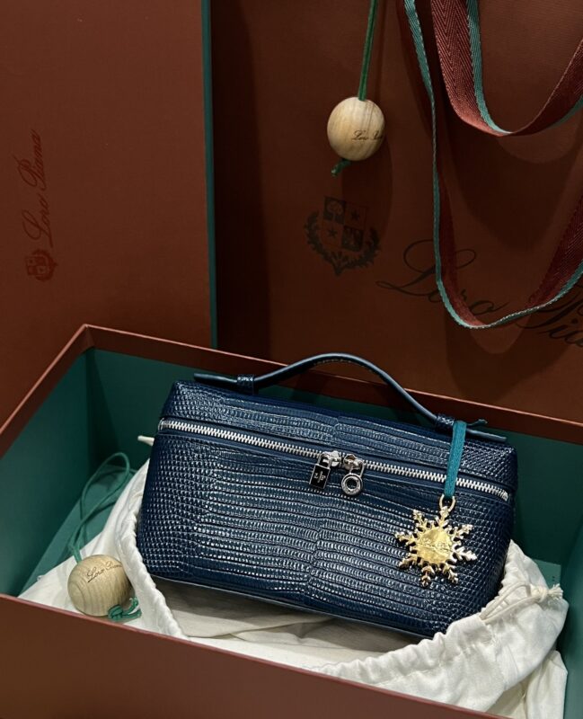 Loro Piana L19 Crocodile Pattern Leather