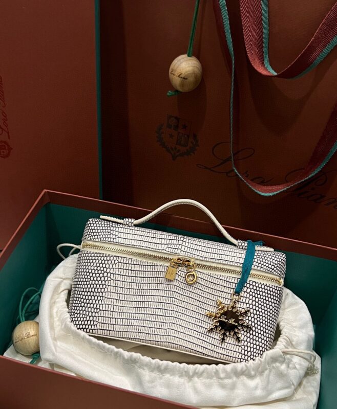 Loro Piana L19 Crocodile Pattern Leather