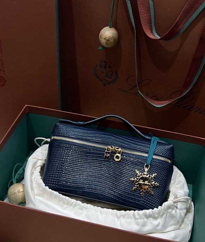 Loro Piana L19 Crocodile Pattern Leather