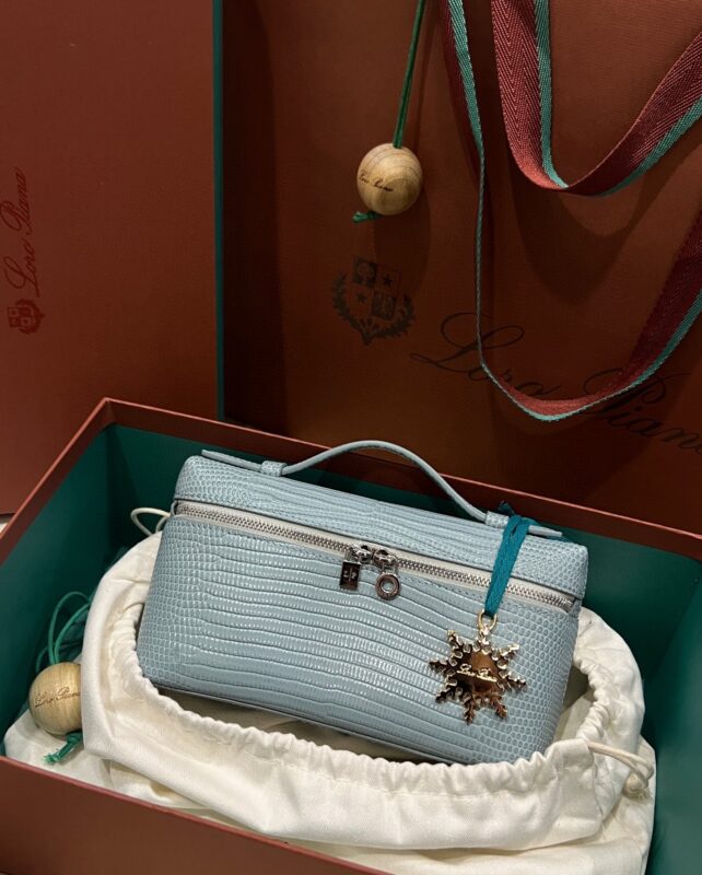 Loro Piana L19 Crocodile Pattern Leather