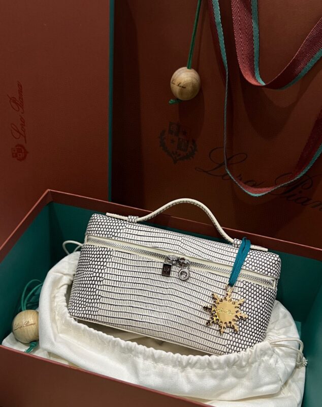 Loro Piana L19 Crocodile Pattern Leather