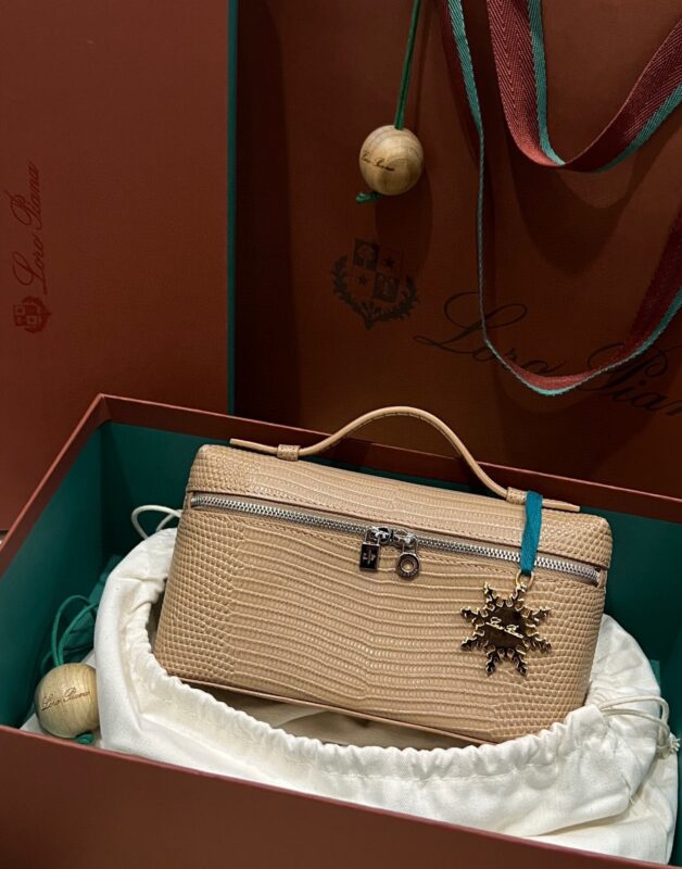 Loro Piana L19 Crocodile Pattern Leather