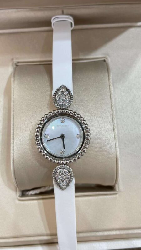 Boucheron Diamond and Steel Watch