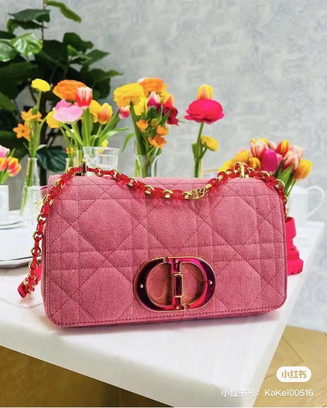 34007-1.jpg Dior Caro Mini Bag - Image 1