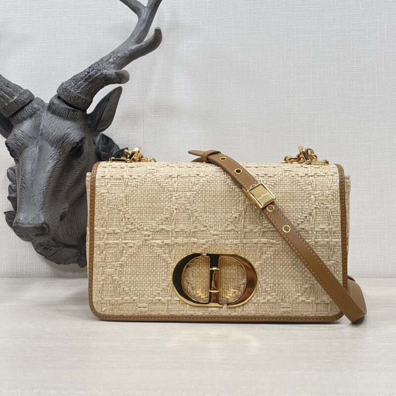 Dior Caro 30 Raffia Bag