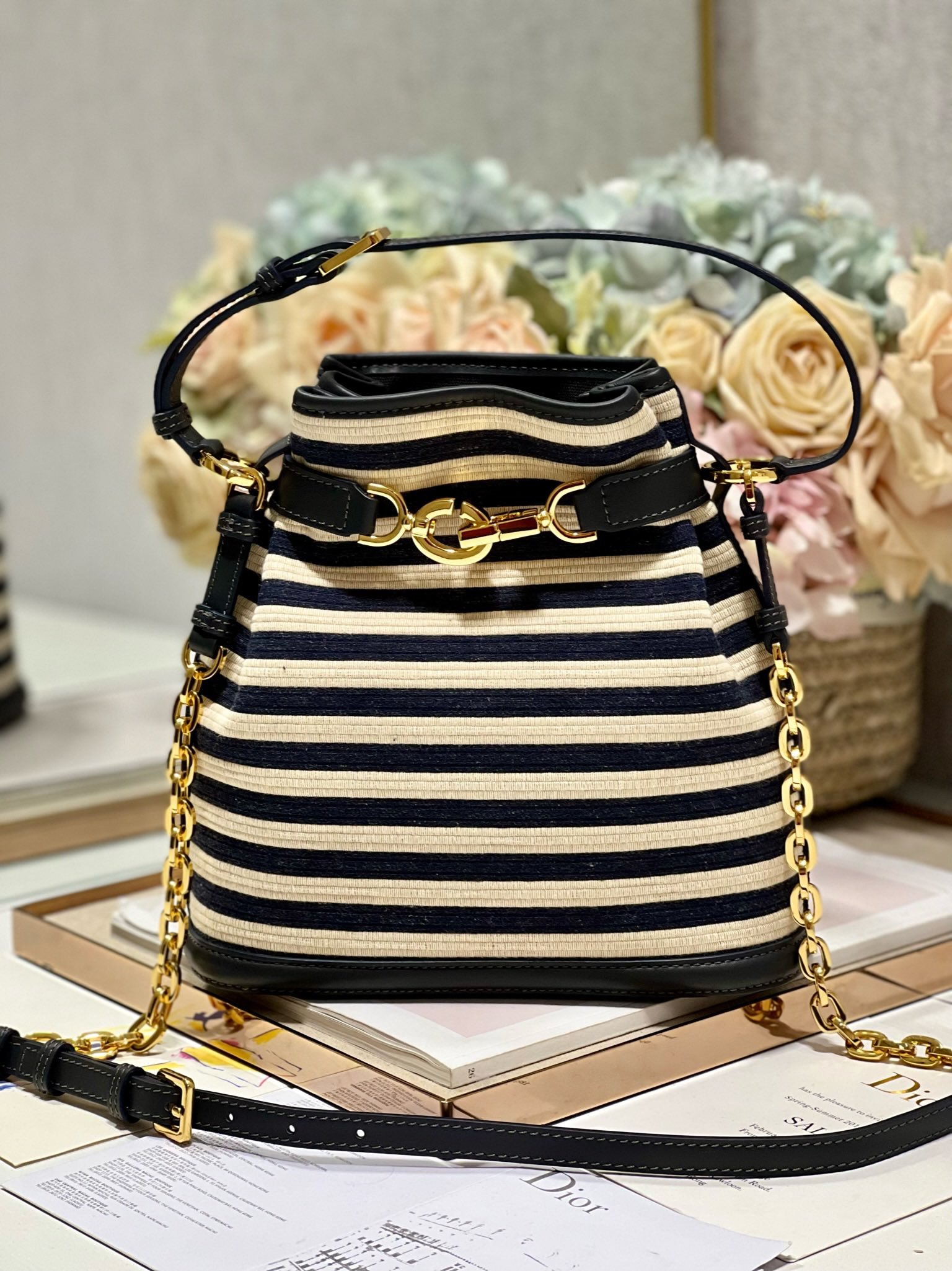 37363.jpg C'est Dior Large Bag Stripes - Image 1