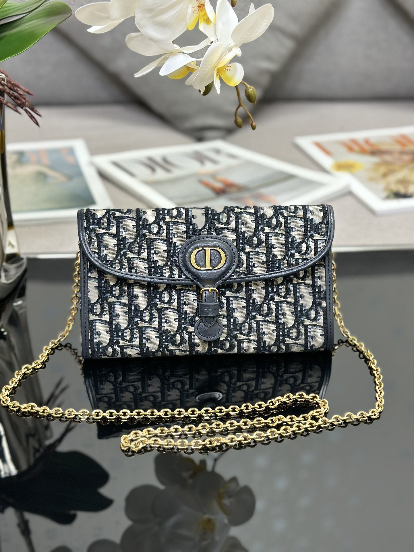 Dior Oblique Chain Handbag