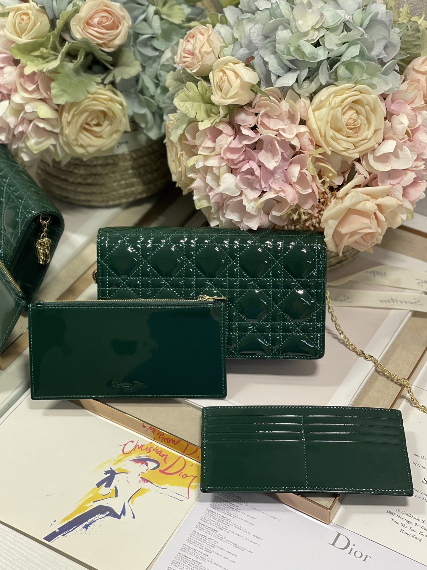 Dior Three-piece Clutch Bag