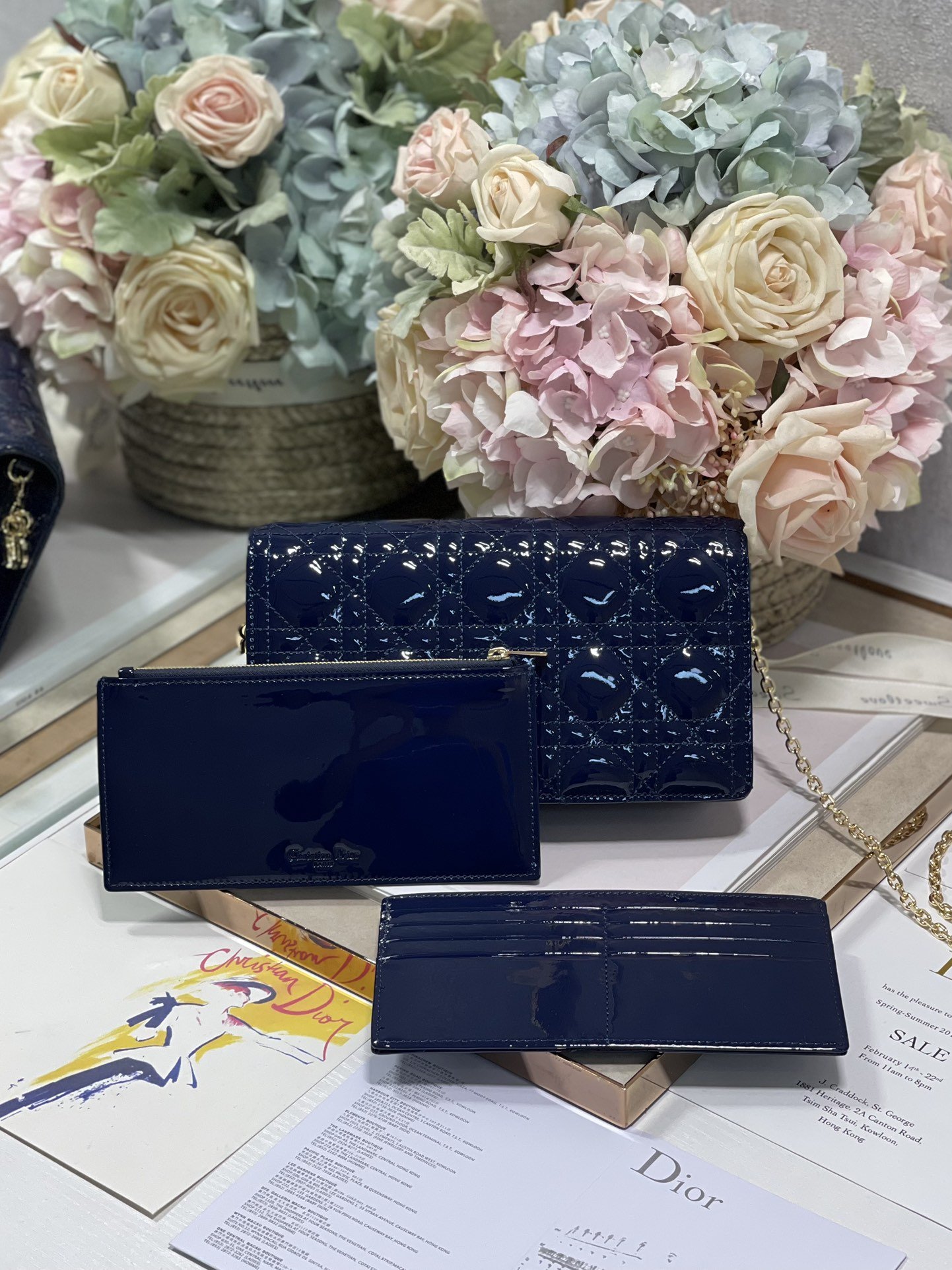 Dior Three-piece Clutch Bag
