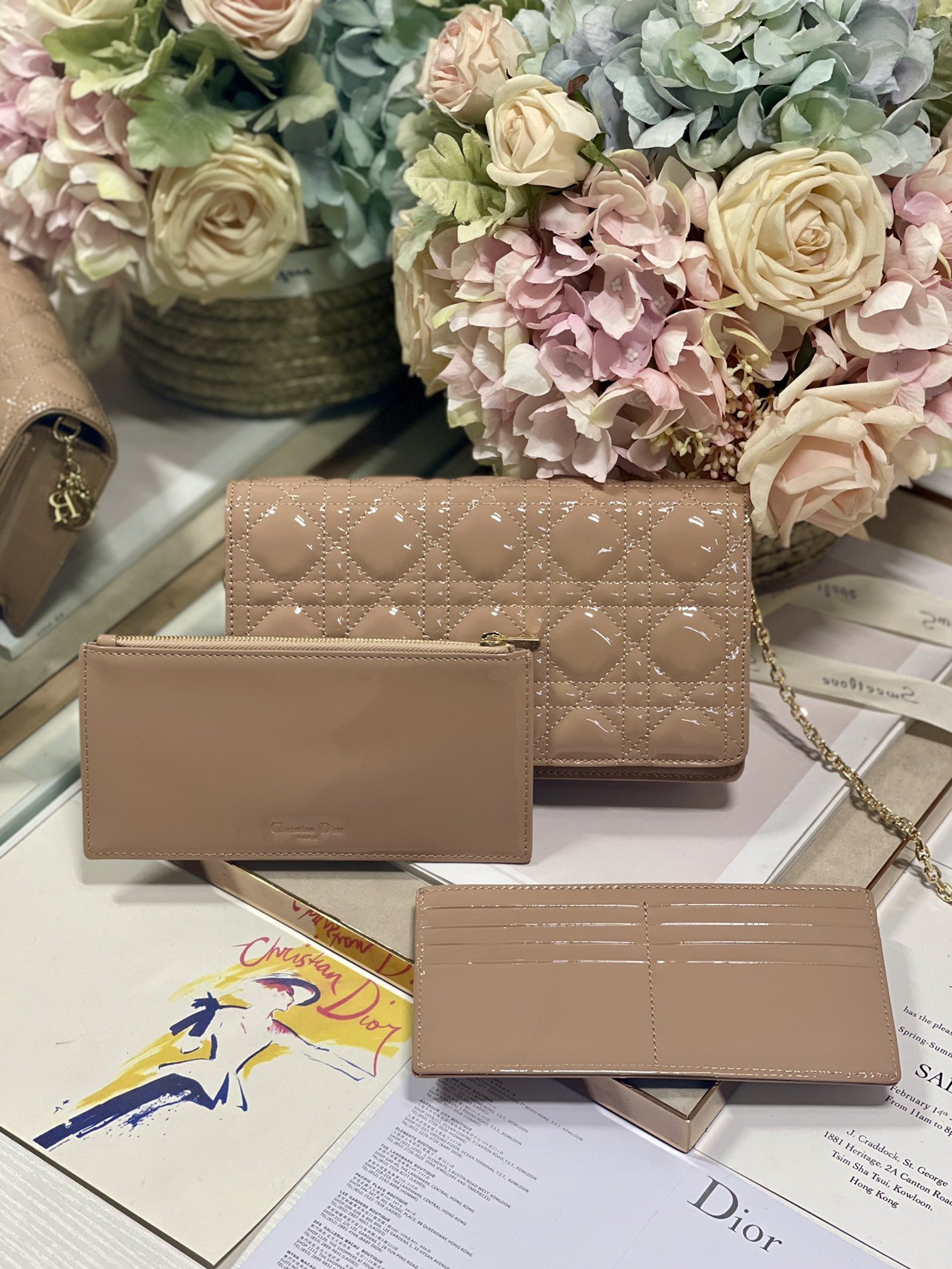 Dior Three-piece Clutch Bag