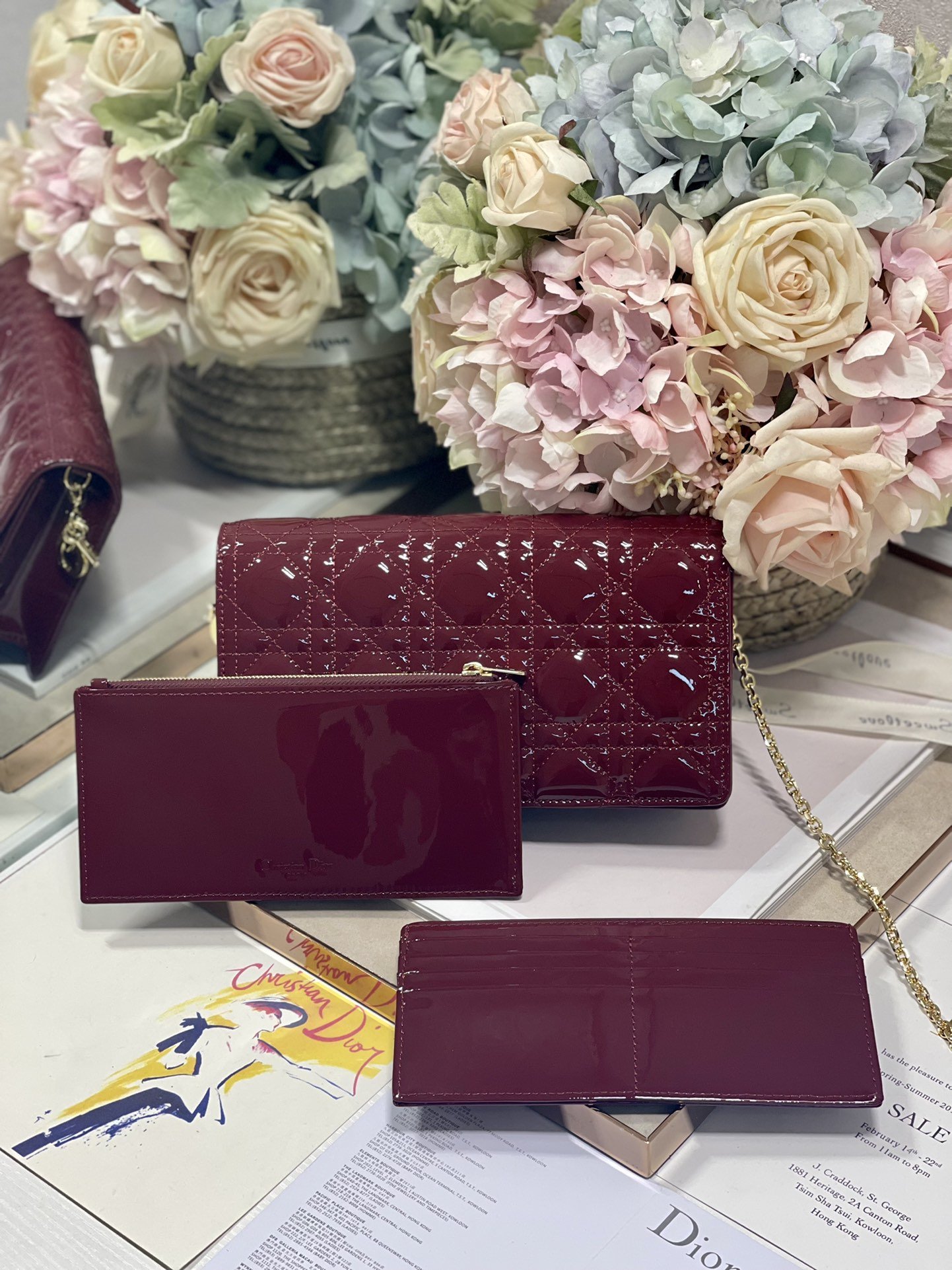 Dior Three-piece Clutch Bag