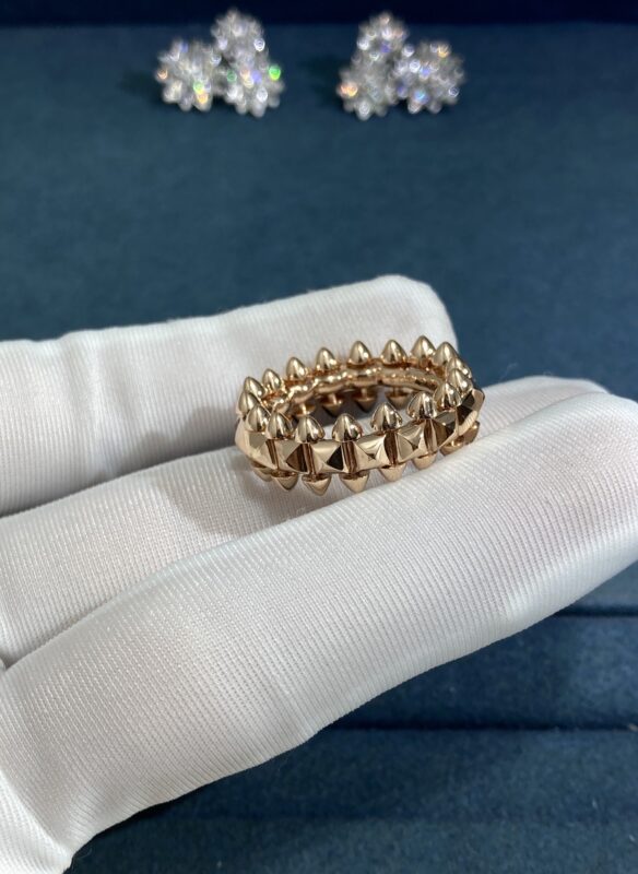 Stud Ring, Rose Gold