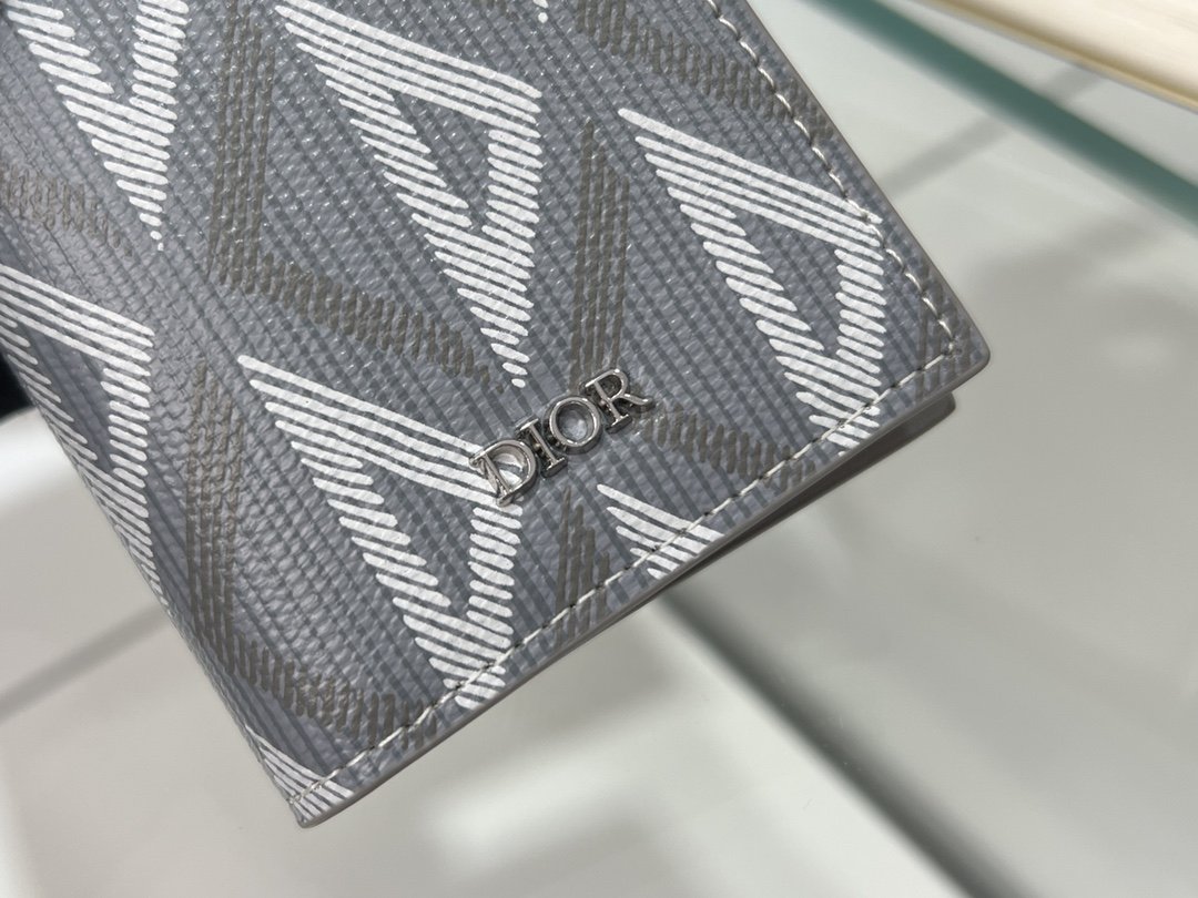 Dior Oblique Print Wallet - Image 7