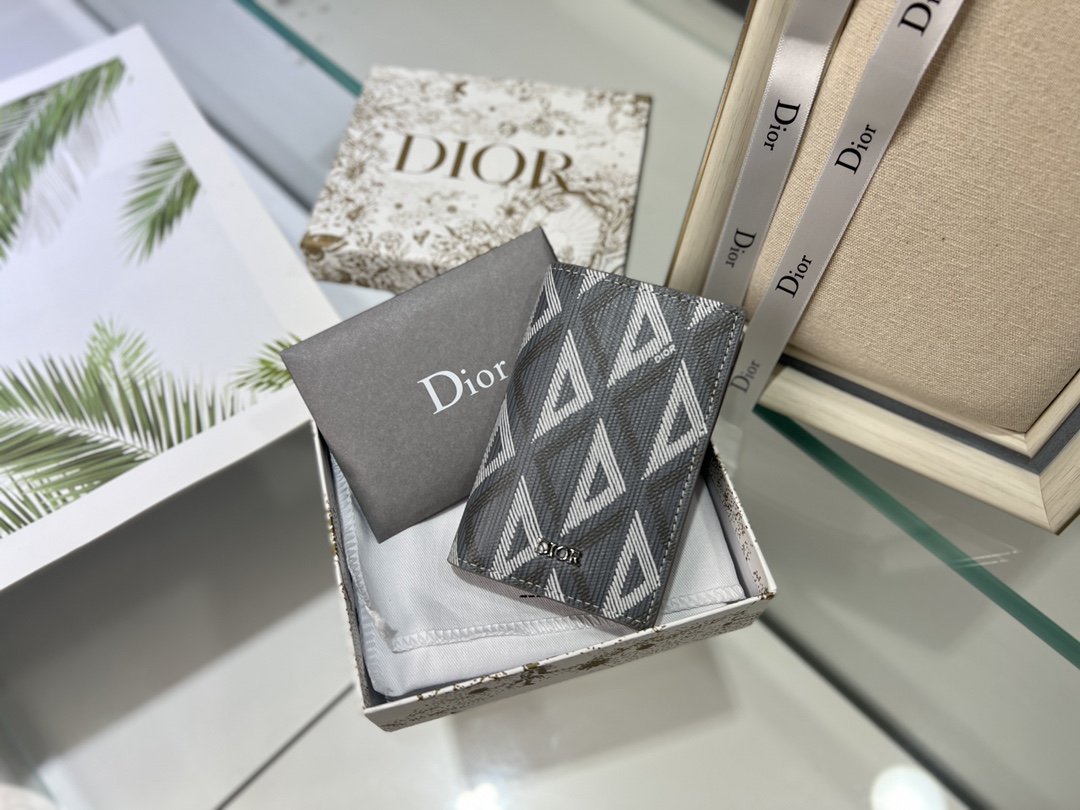 Dior Oblique Print Wallet