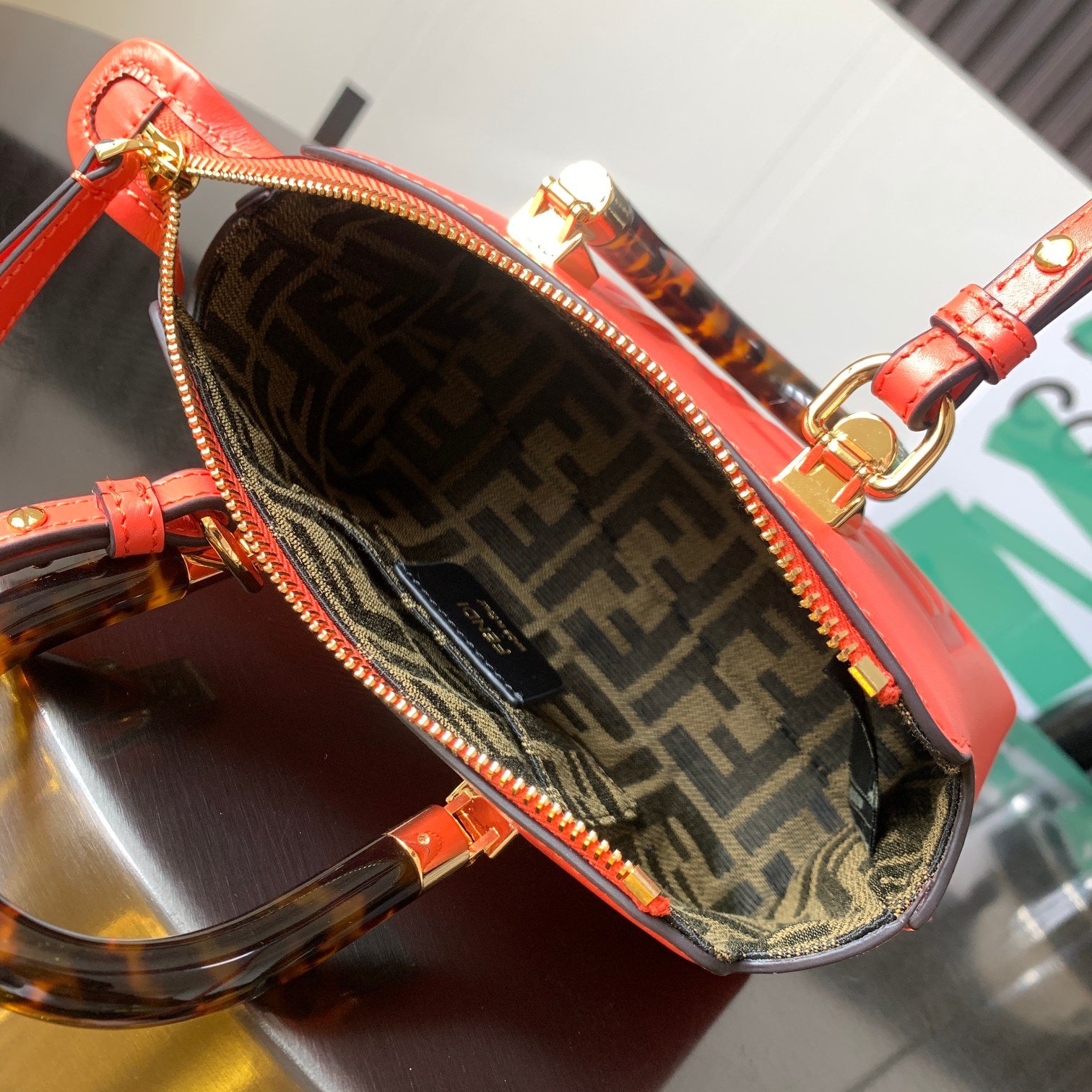 Fendi Small Boston Bag - Image 6