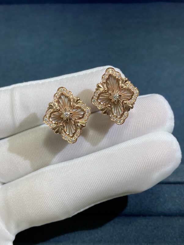 Buccellati Earring, Rose Gold