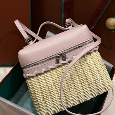 Loro Piana L19 Bamboo Weaving Bag