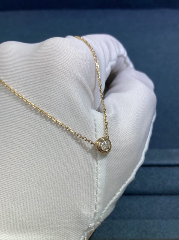 Bubble necklace, gold