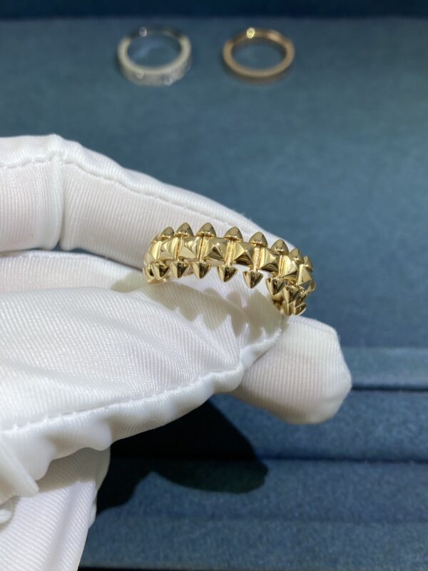 Cartier’s Wide Stud Ring, Yellow Gold