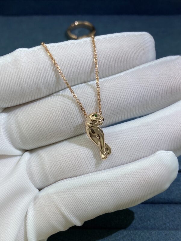 Cartier Leopard Necklace, Rose Gold