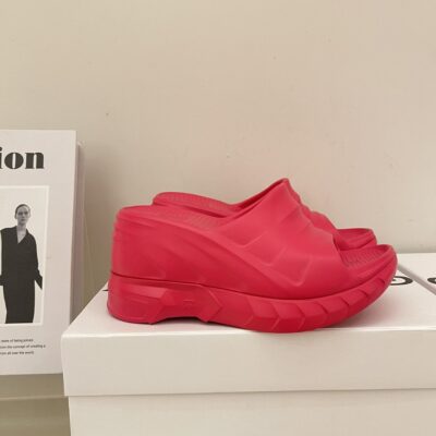 Givenchy 2023 Thick Bottom Wedge Sandals