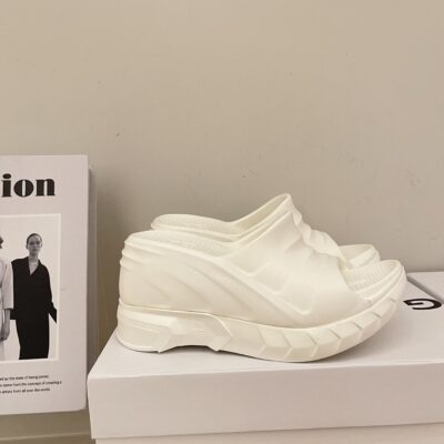 Givenchy 2023 Thick Bottom Wedge Sandals