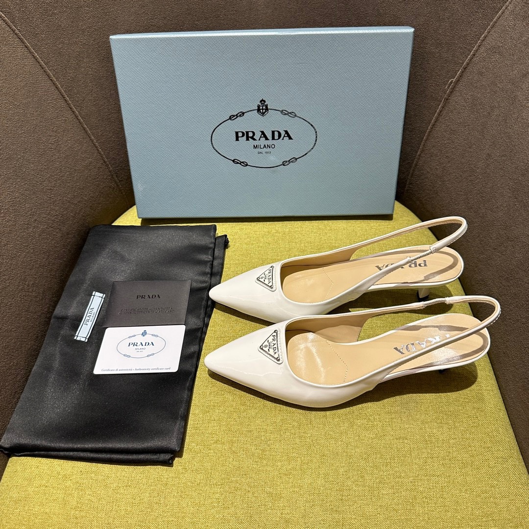 Prada New Slingback Sandals - Image 3
