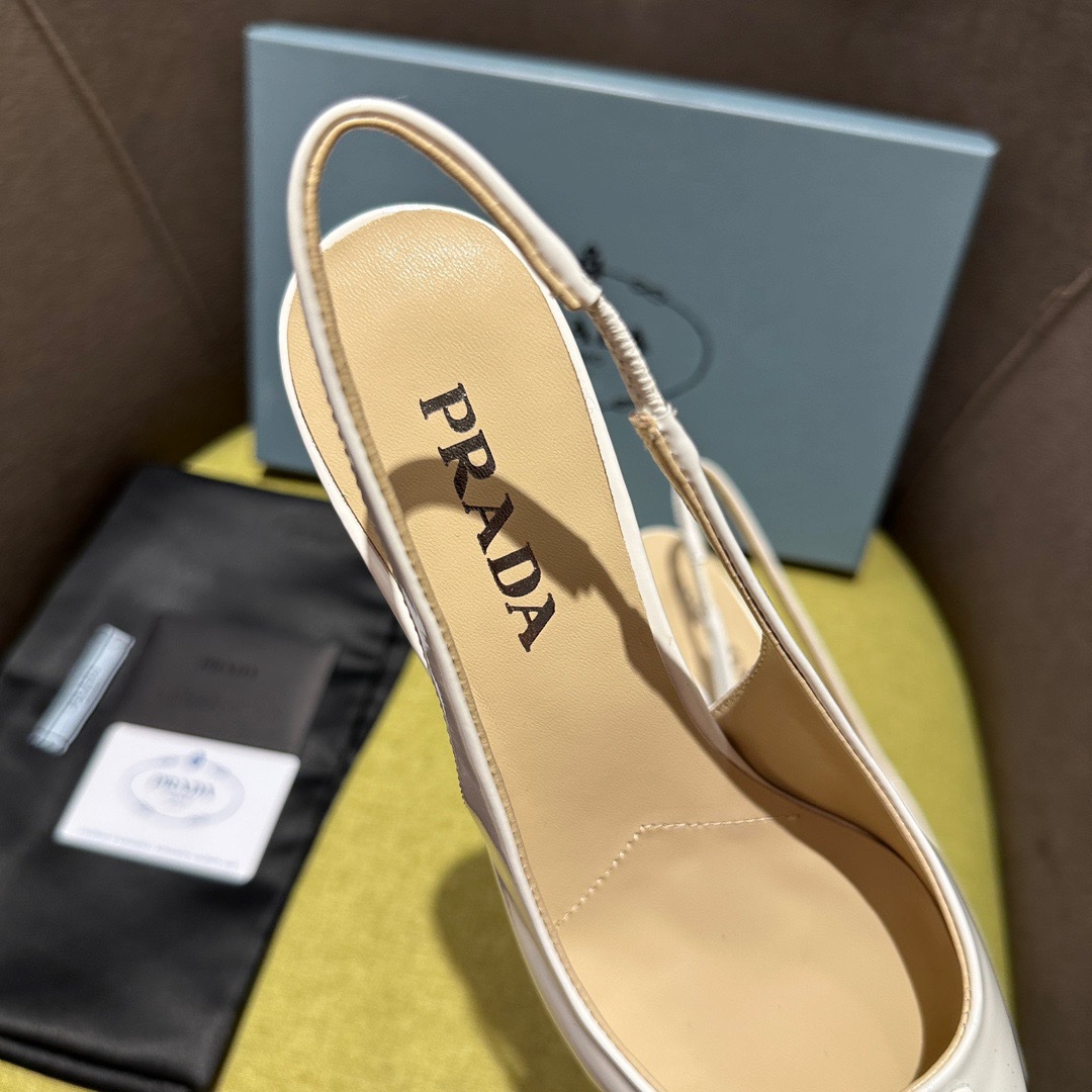 Prada New Slingback Sandals - Image 7
