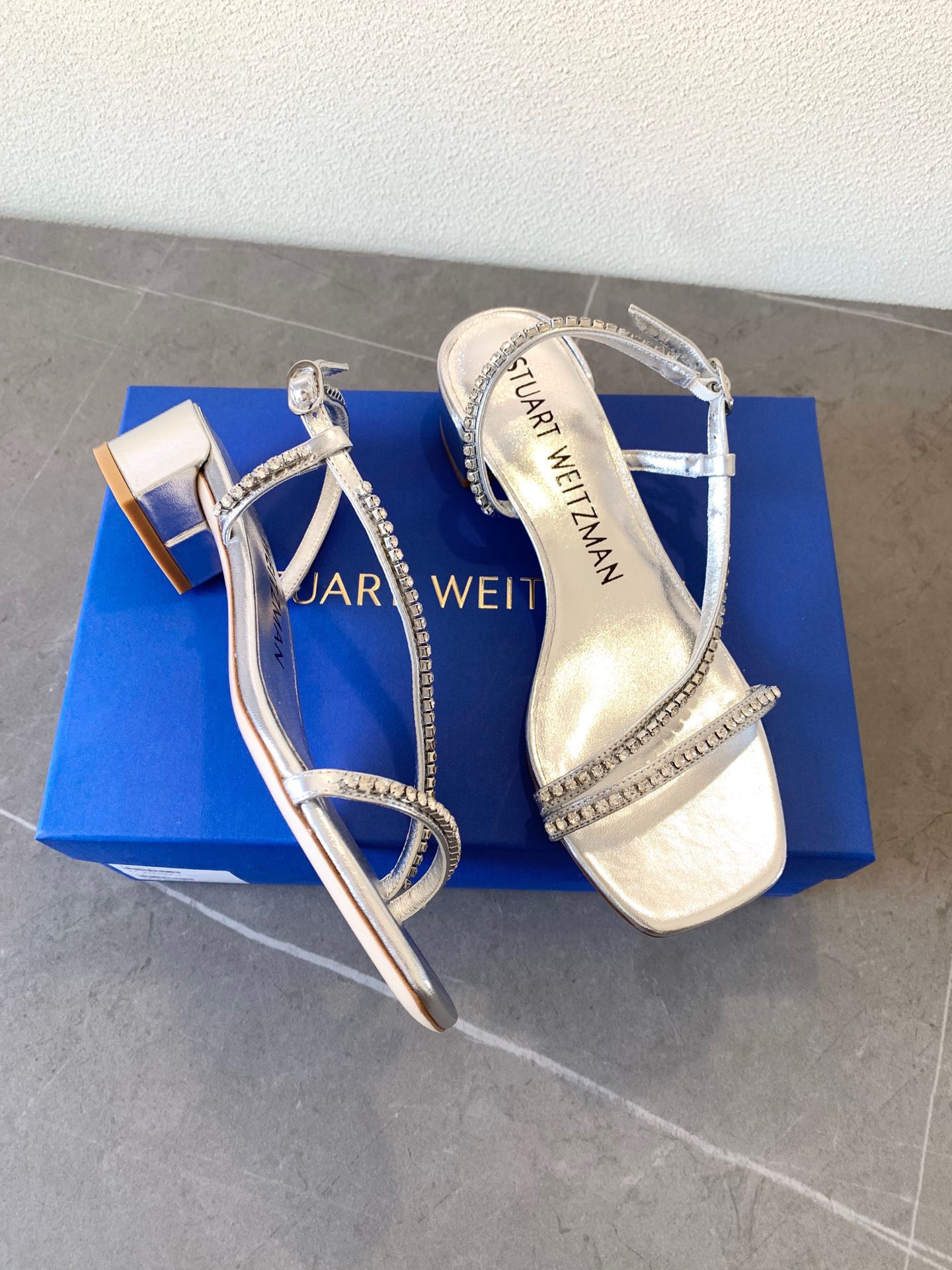 YSL Soirée Crystal Sandals - Image 2