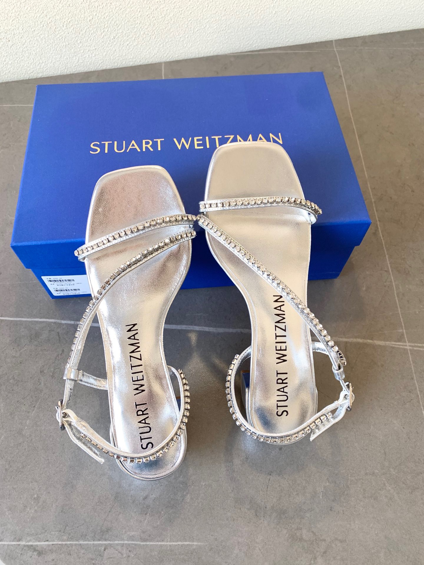 YSL Soirée Crystal Sandals - Image 4