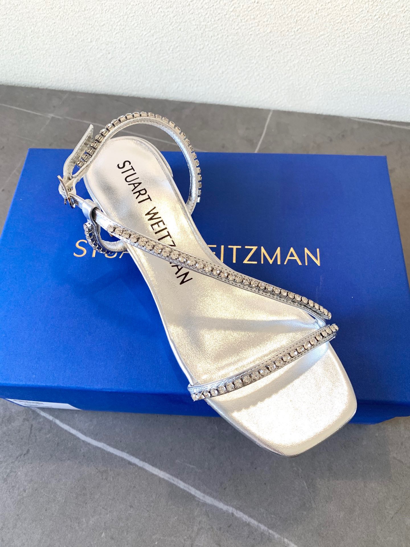 YSL Soirée Crystal Sandals - Image 5