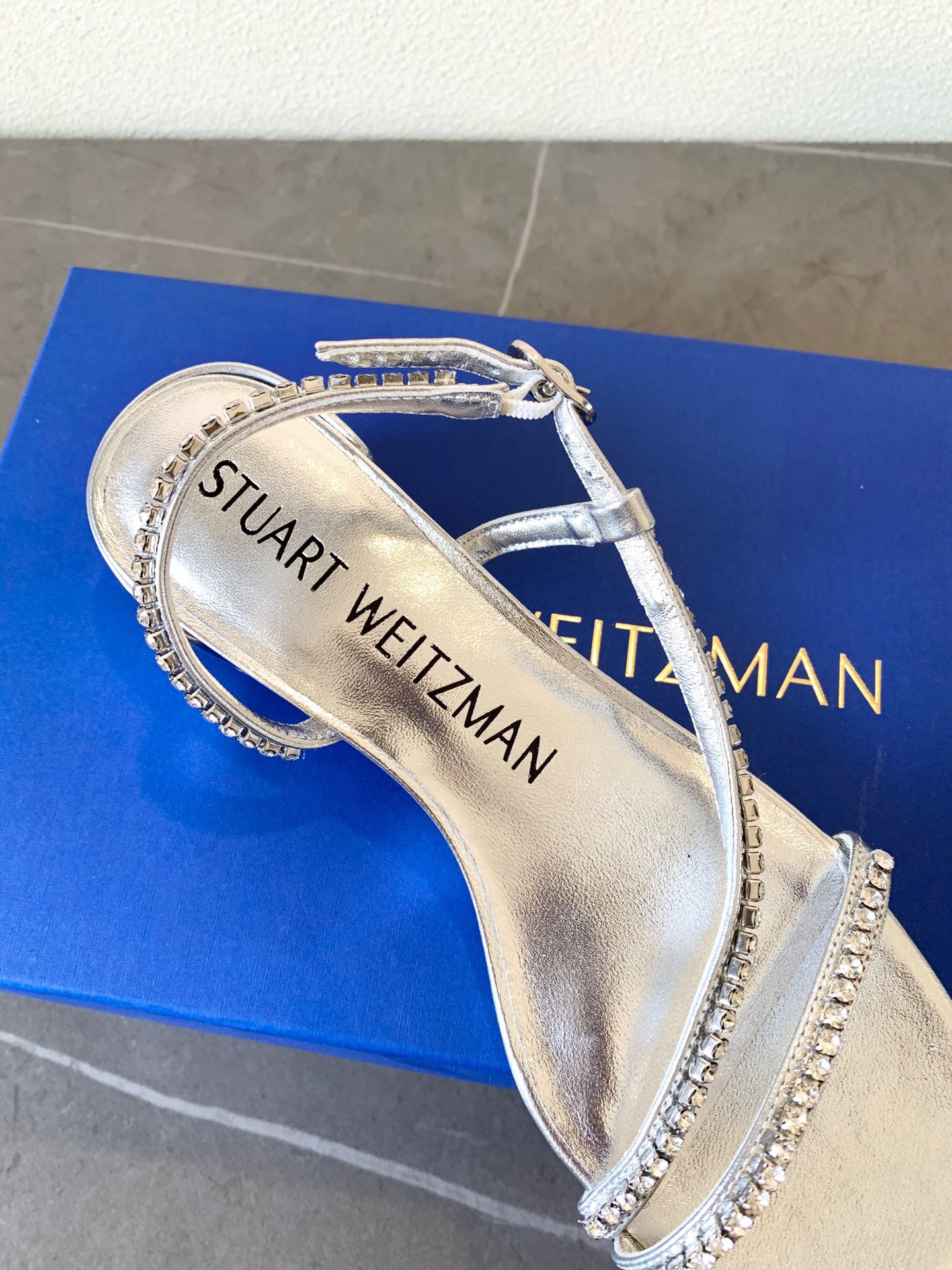 YSL Soirée Crystal Sandals - Image 6