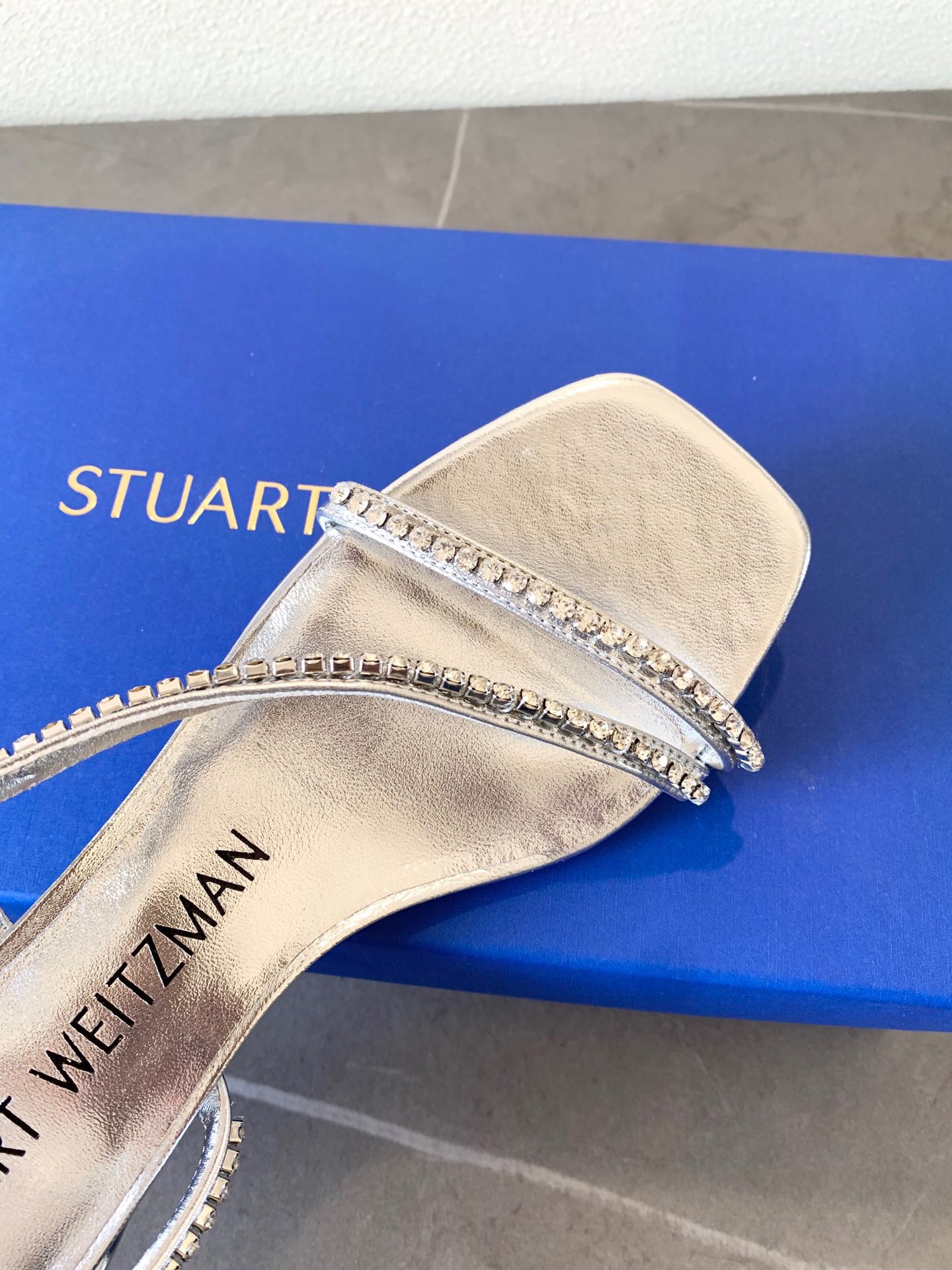 YSL Soirée Crystal Sandals - Image 7